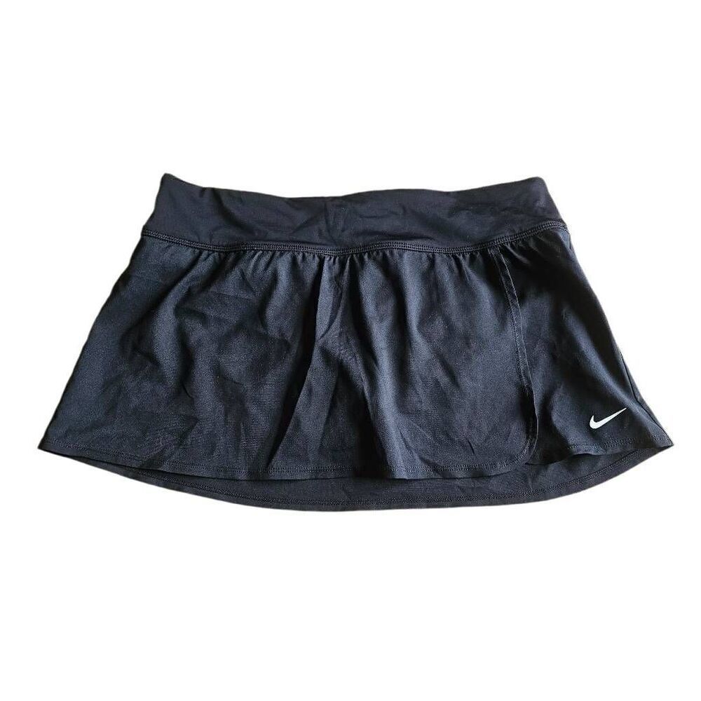 Nike womens Sz M black short tennis Skirt